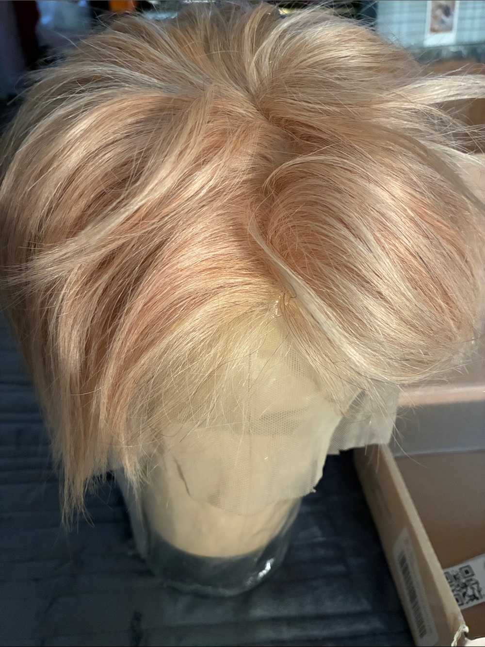 Blonde Short Layered Women's Wig - Natural Golden Blonde New